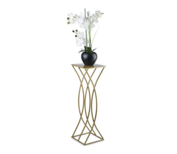 HowHomely Virágállvány 75x23 cm arany