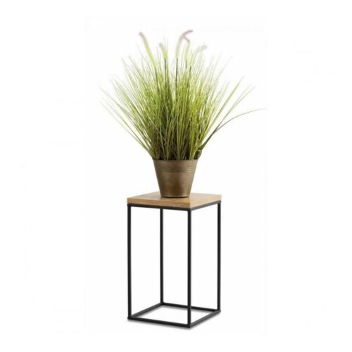 HowHomely Virágállvány BASICLOFT 40x24 fekete/barna