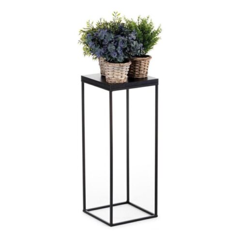 HowHomely Virágállvány BASICLOFT 60x24 fekete